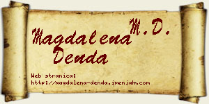 Magdalena Denda vizit kartica